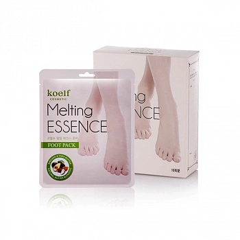 Смягчающая маска для ног в виде носочков 10 шт. Melting Essence Foot Pack 10 pcs