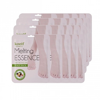 Смягчающая маска для ног в виде носочков 20 шт. Melting Essence Foot Pack 20 pcs